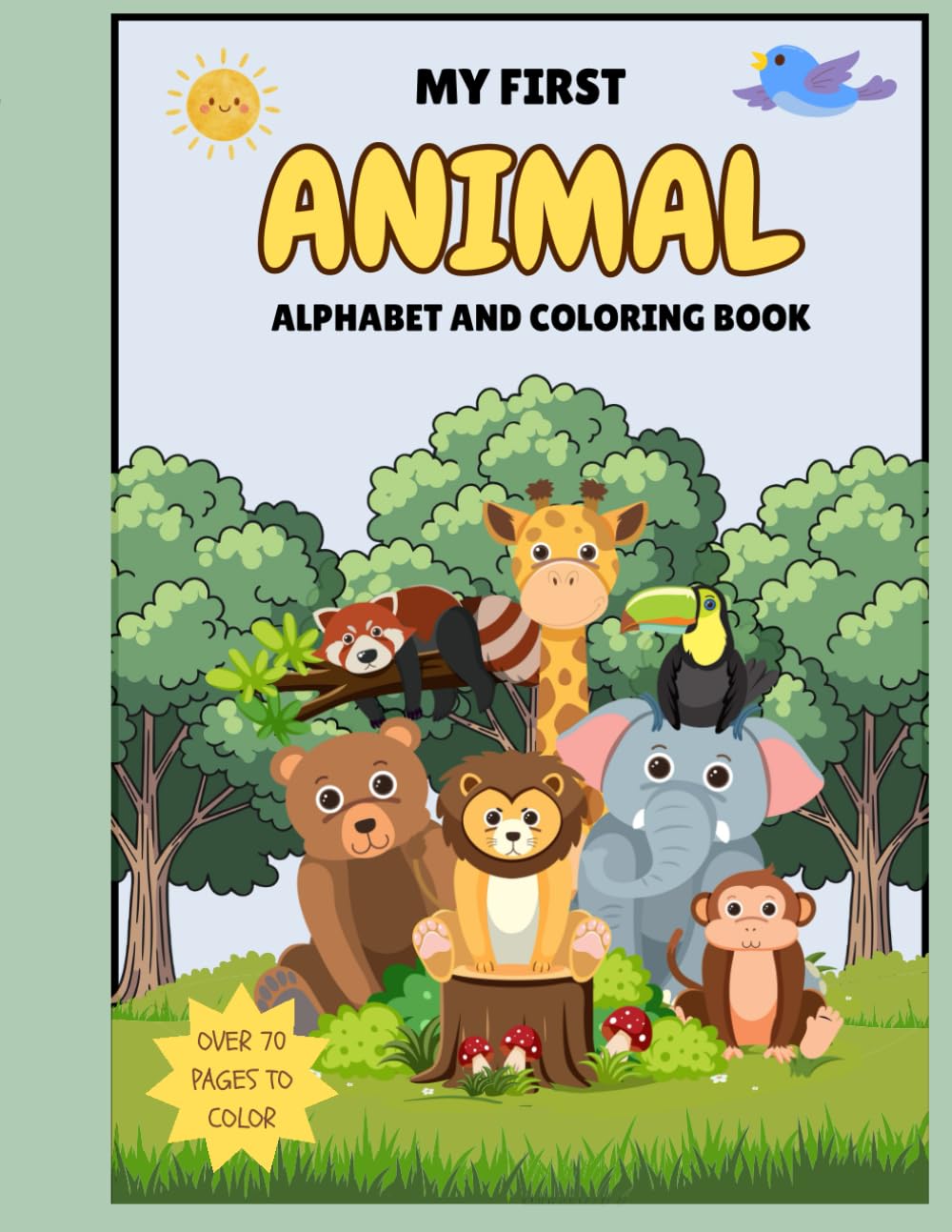 My First Animal Alphabet and Coloring Book