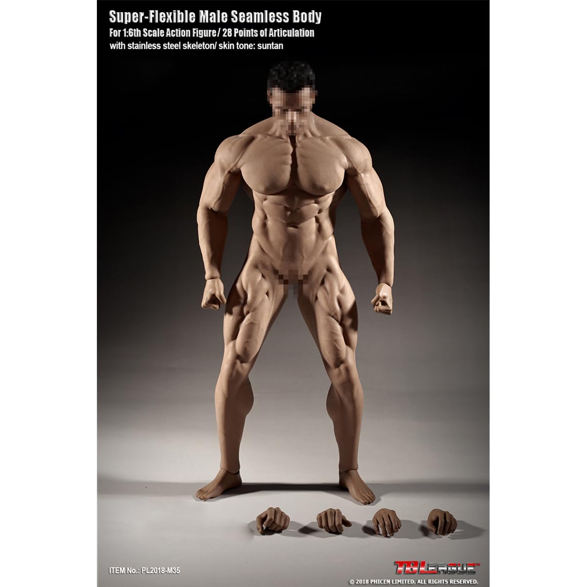 Amazon.co.jp: HiPlay TBLeague 1/6 鋼骨 シームレス 素体 男性筋肉素