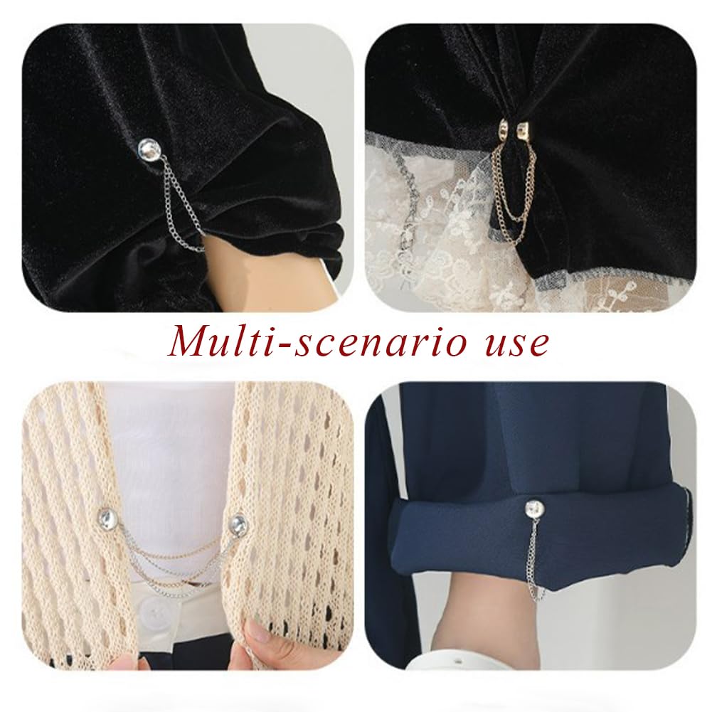 Pinces Magnétiques Pour Vêtements - Attaches Ajustables Pour Ourlet, Manche, Hijab, Pantalon