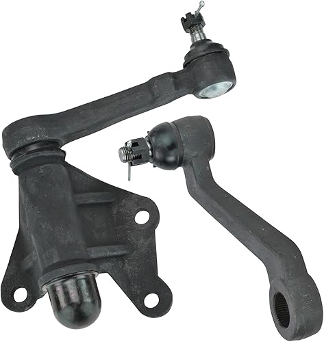 Miniatura 53 de TRQ Kit de dirección del lado del conductor y del pasajero, brazo tensor y soporte de montaje Pitman Arm compatible con Chevrolet GMC 88-92