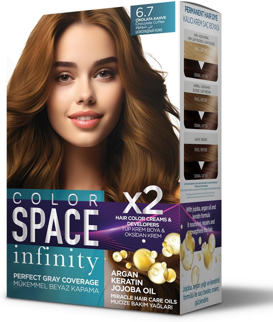 Color Space Infınıty Set Saç Boyası 6.7 Çikolata Kahve