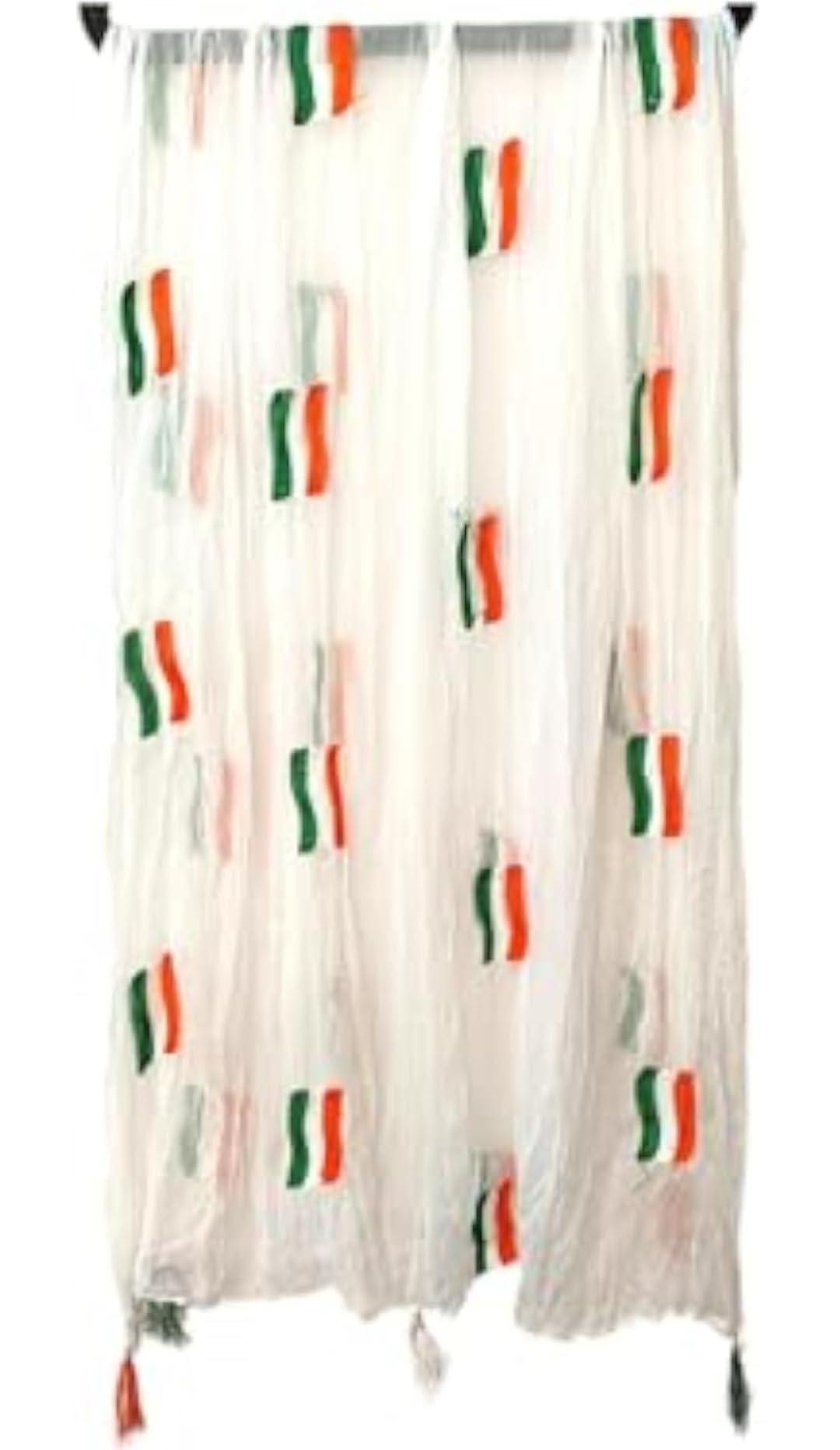 Raayu Shop Tricolour/Tiranga dupatta for Independence day or Republic day for Women 2m Size Dupatta/Chunni pack of 1pc-picture-24