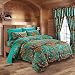 Hunter Camo Comforter, Sheet, & Pillowcase Set (Queen, Teal)