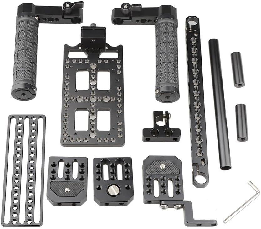 CAMVATE Director's Monitor Cage with Multi-Function Plate for 5" & 7" Director's Monitor Cage