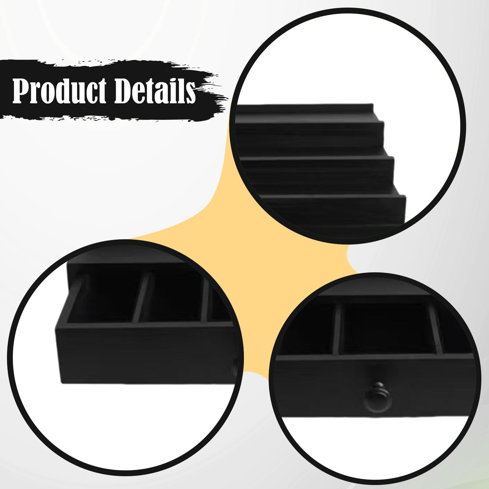 Organizador de Mostrador para Hombres, Expositor de Perfumes, Soporte de Madera para Perfumes, Estante de Almacenamiento para Cosméticos