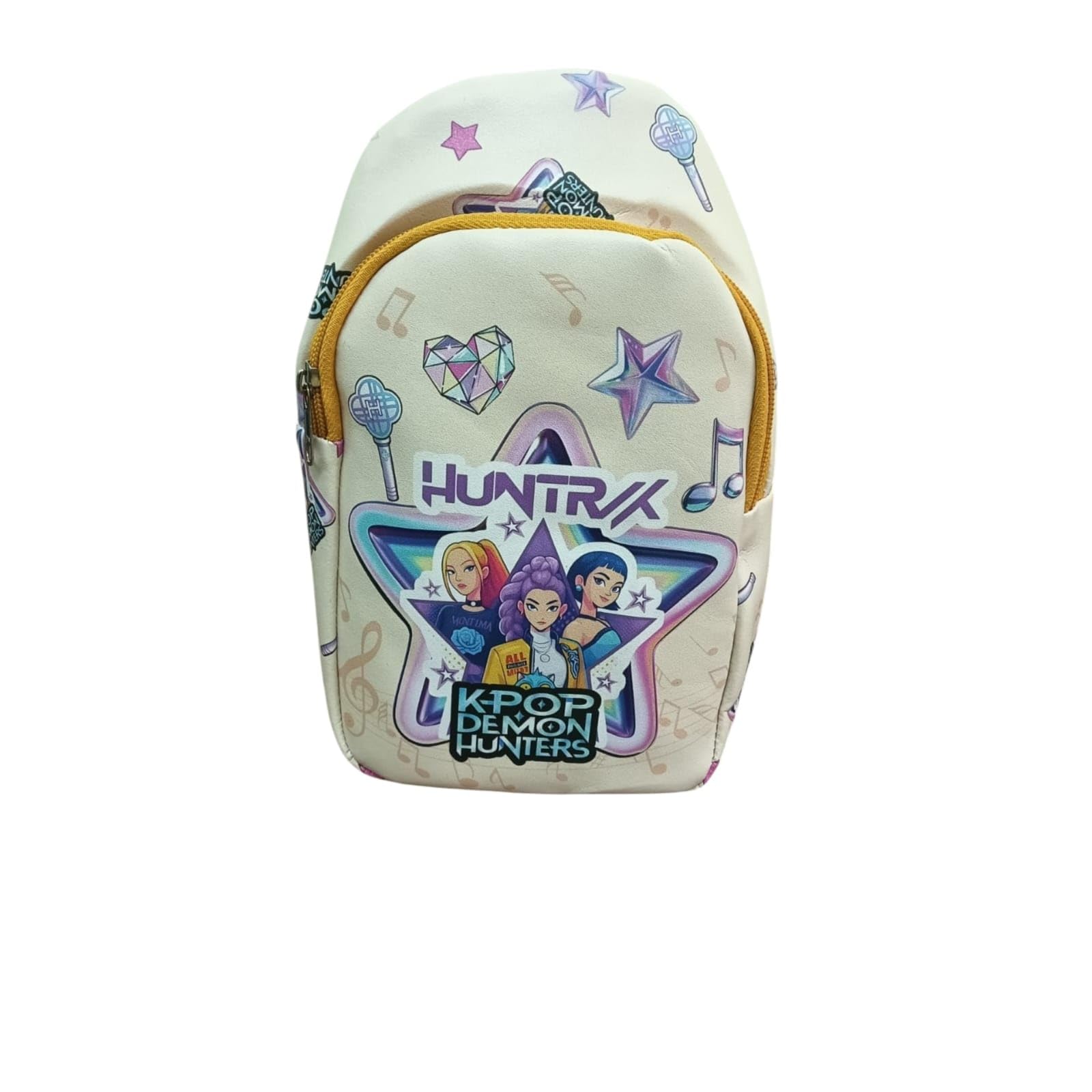 KPOP Demon Hunters Backpack for Girls | Lightweight Leather Mini School Travel Bag | Cartoon Printed Casual Backpack-picture-30