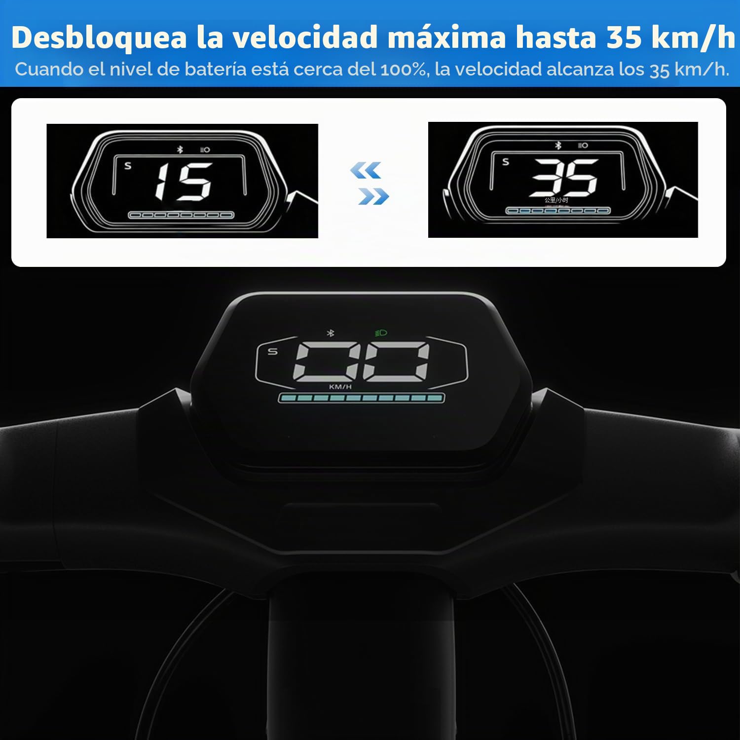 Regulador de velocidad para scooter eléctrico Segway Ninebot ZT3 PRO D/PRO E, liberación de la velocidad máxima de 35 km/h, cable de conexión Plug & Play para mantenimiento, prueba y montaje de