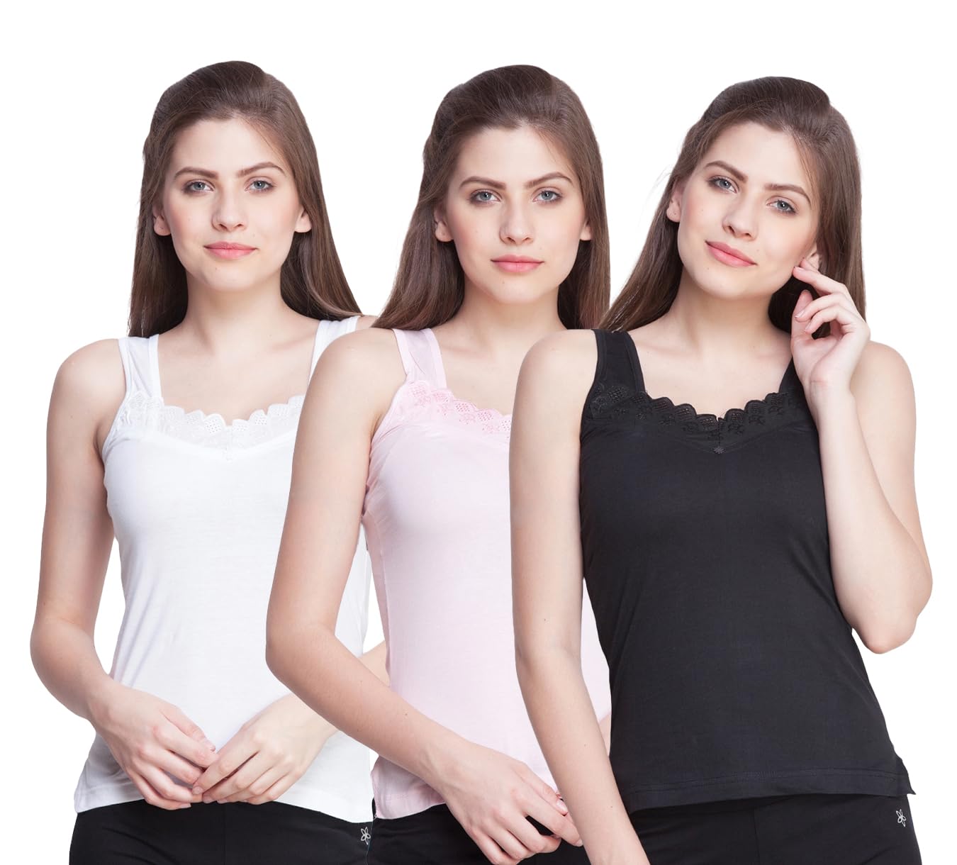 dollar Women's Solid Slim Fit Cami Shirt-picture-23