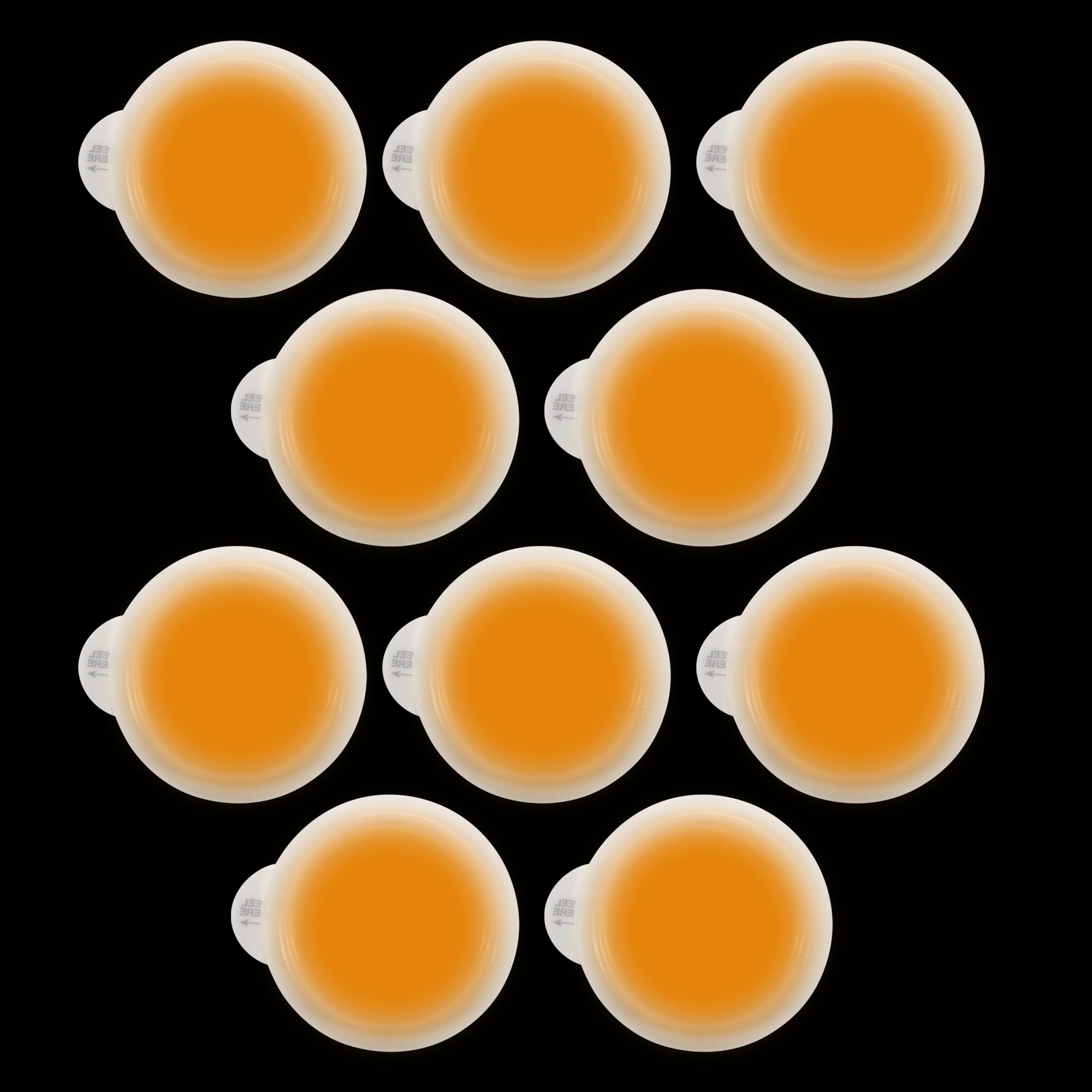 20 x marqueurs de cercle rond Cyalume orange 4 heures lueur dans l