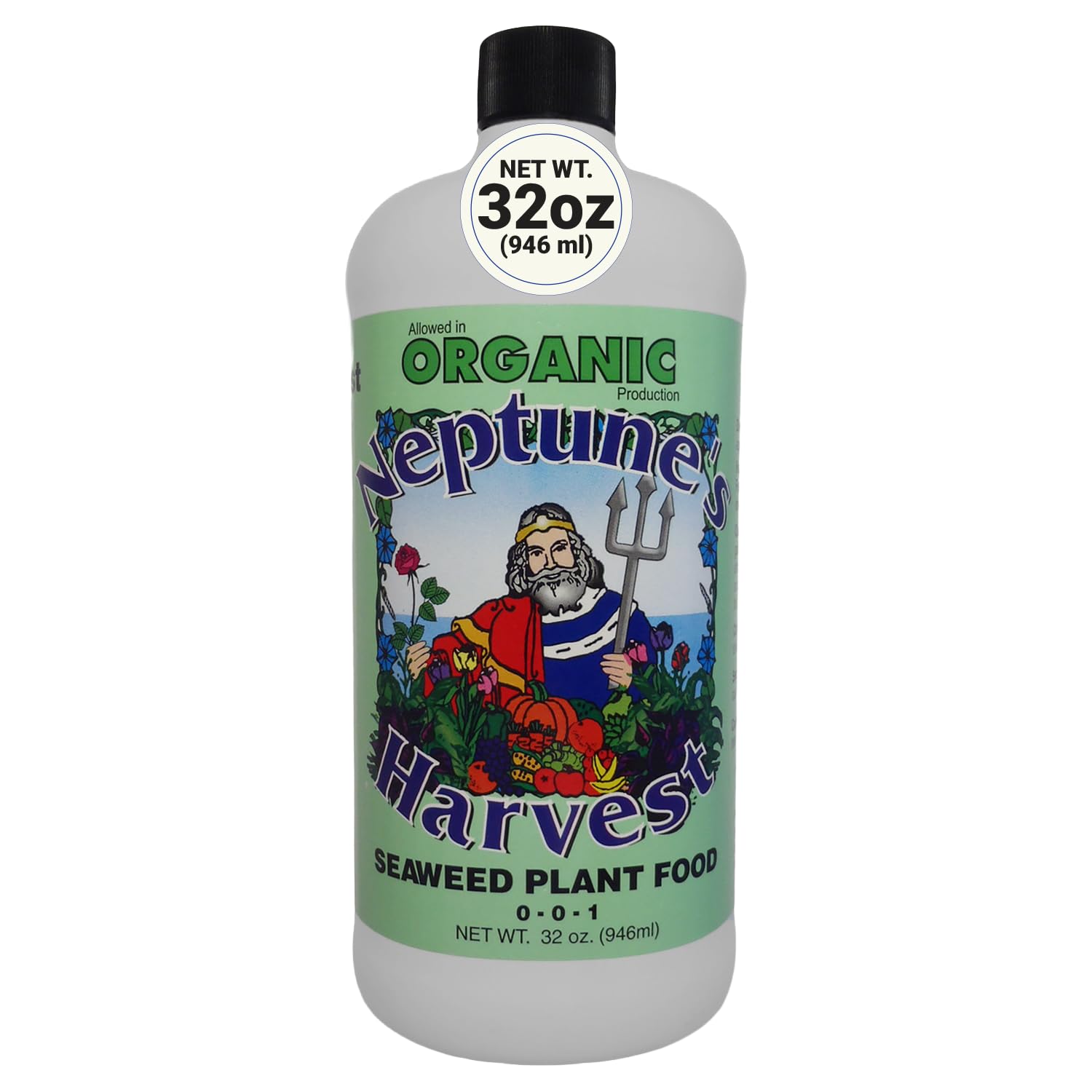 Neptune's Harvest Seaweed Fertilizer 0-0-1 (32 Ounce)