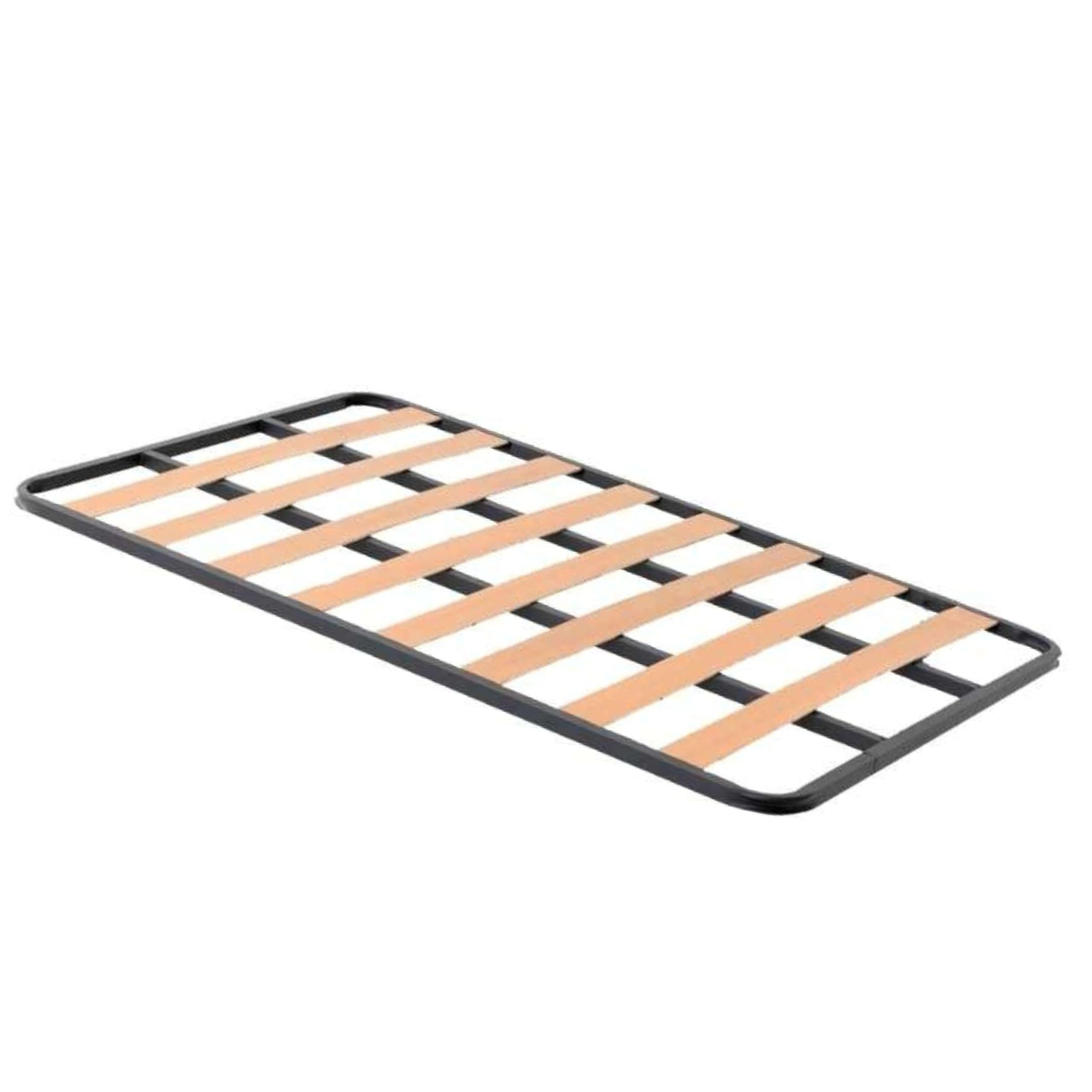 Miroytengo Somier 135x180 cm con 6 Patas, de Tubo acerado 30x30 mm con Refuerzo Central láminas de chopo y Pintura Metalizada