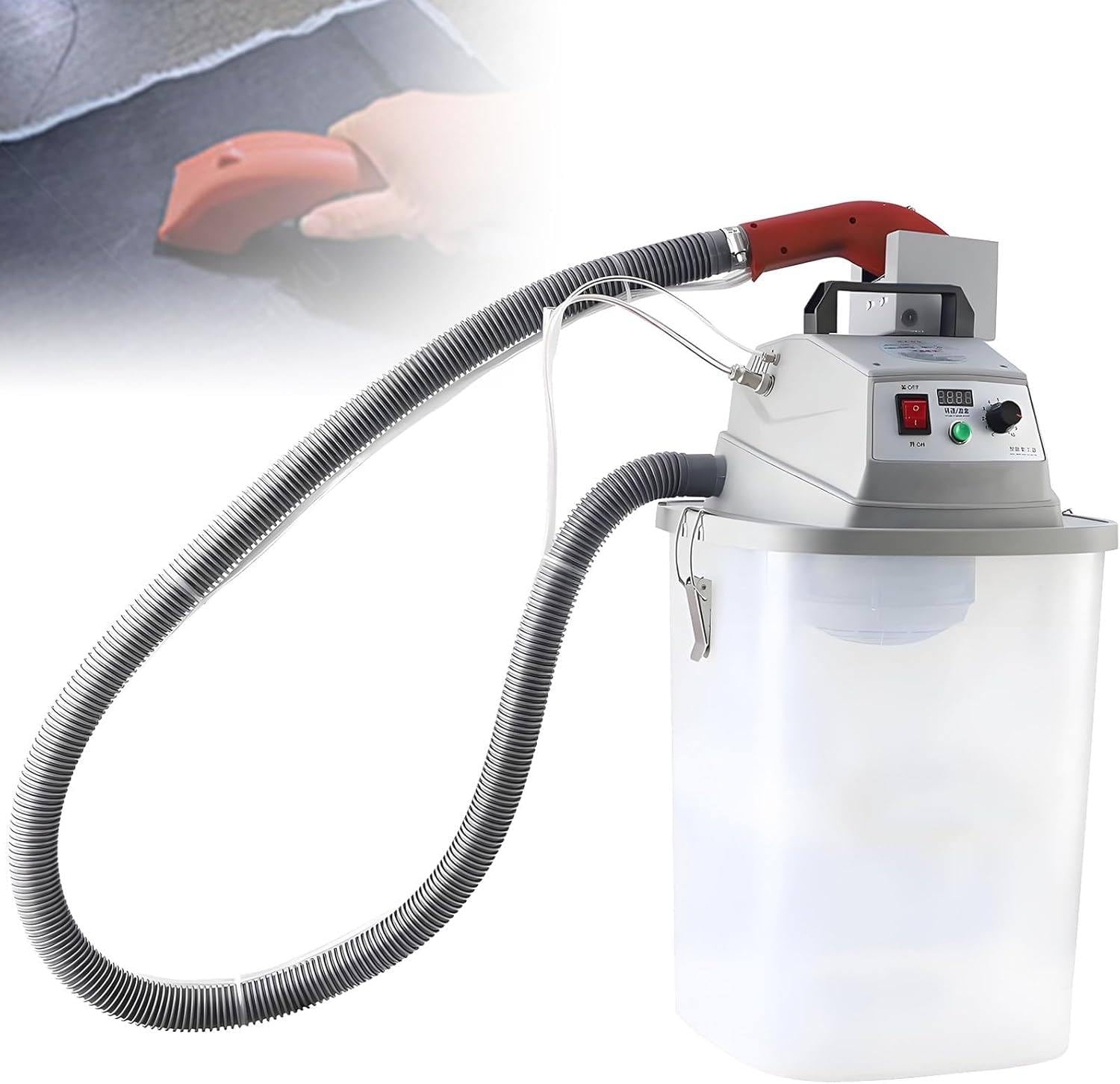 Stofffadenschneidemaschine, 450 W bürstenloser Motor, einstellbar 28000 U/min, Staubsammlung zum Nähen in Bekleidungsfabriken, effiziente Fadenschere