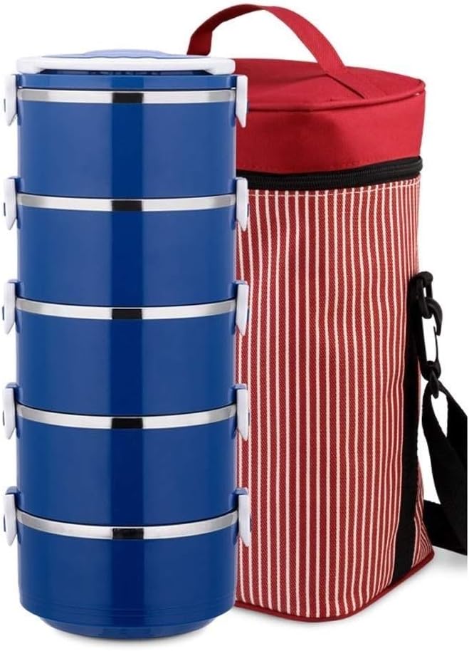 Vacuum Insulated Lunch Box Stainless Steel Food Jar Container Carriers Thermal Storage