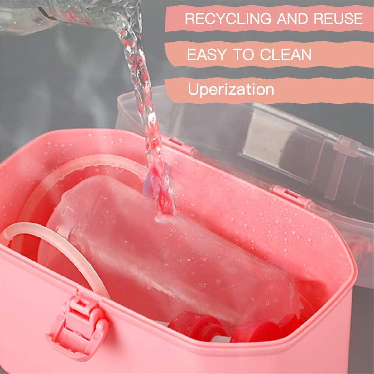 BIGMALL Poire À Lavement De 600 ML Haute De Gamme en Silicone pour Douche Vaginale Anale Nettoyante avec 3 Accessoires pour Douche Anale Et Vaginale & Douche Vaginale Laxative Nettoyante pour La