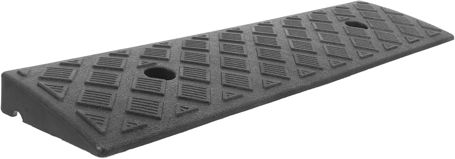 Mikinona Plastic Slope Mat Car Step Ramp Indoor/Outdoor Door Ramps for Home Anti-Slip Surface