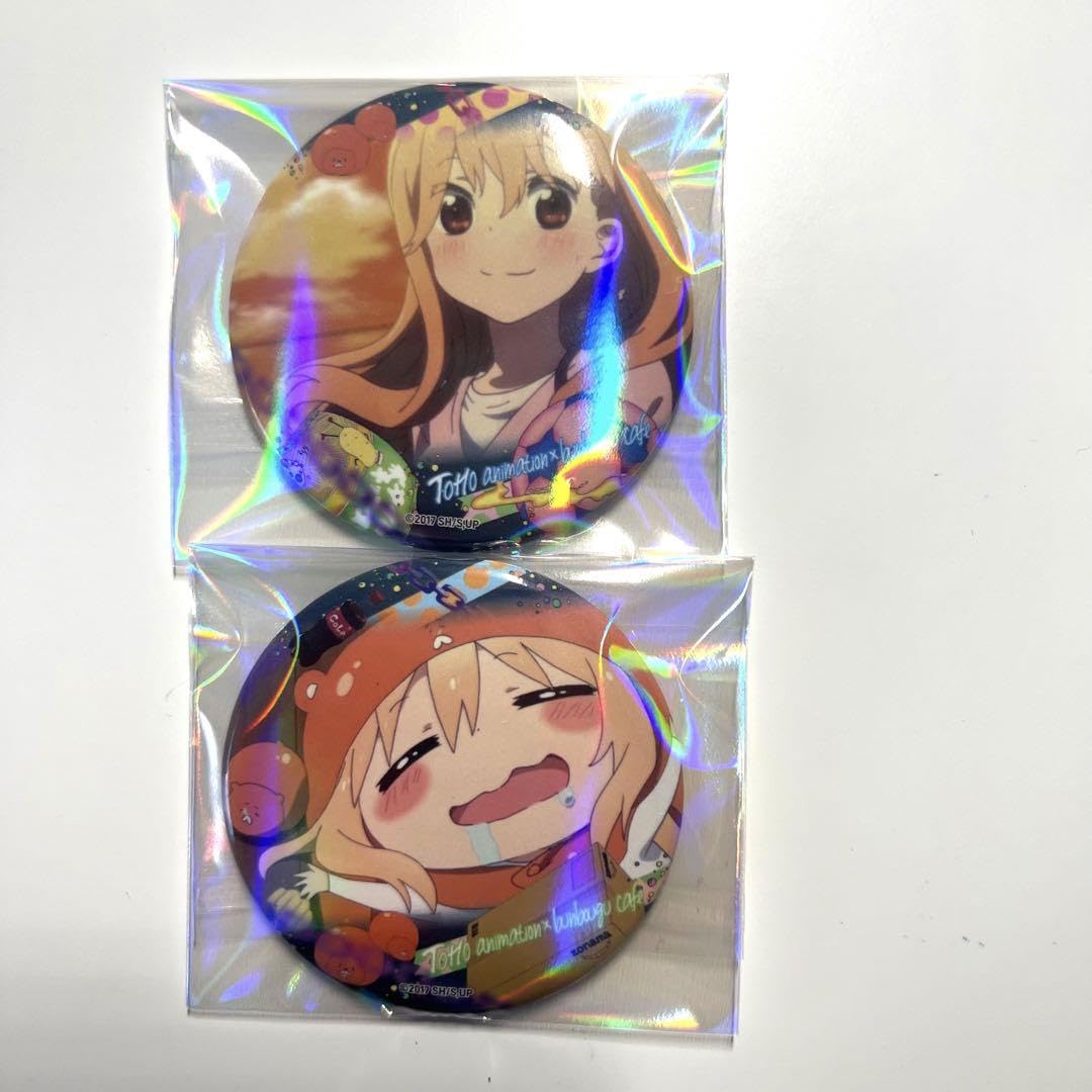 Amazon.co.jp: 干物妹うまるちゃん 文房具カフェ 缶バッジ : 文房具 