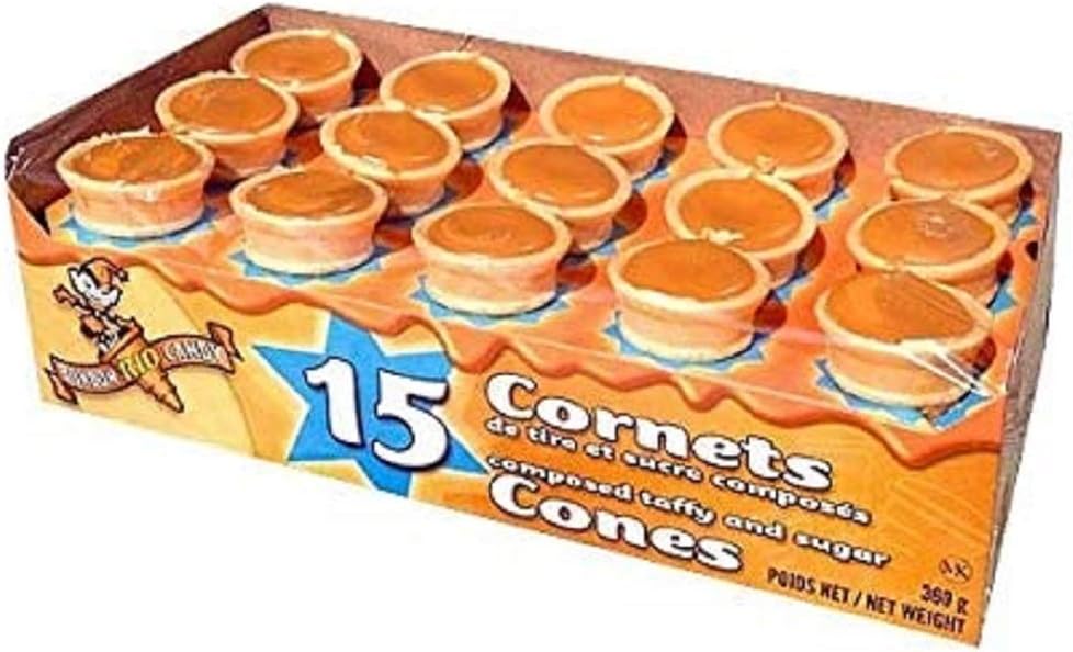 Rio Toffee and Sugar Cones 15 Units Composed Taffy & Sugar Cones, 360