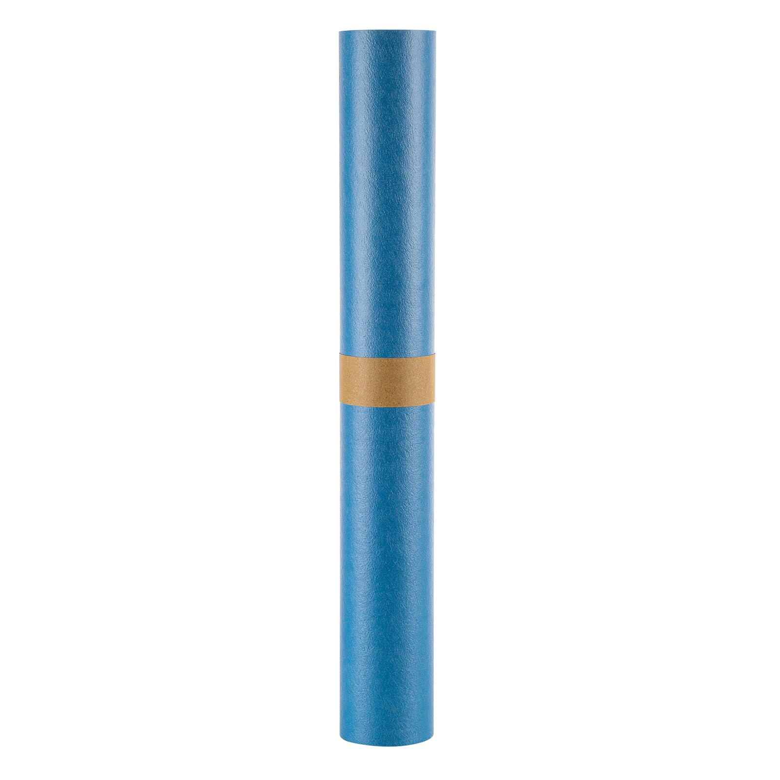 Wooqu Paño de piel sintética para libros, revestimiento de poliuretano y base no tejida, aspecto similar al cuero, suave, 17 x 29 pulgadas, para encuadernación de libros, grano de napa, azul marino