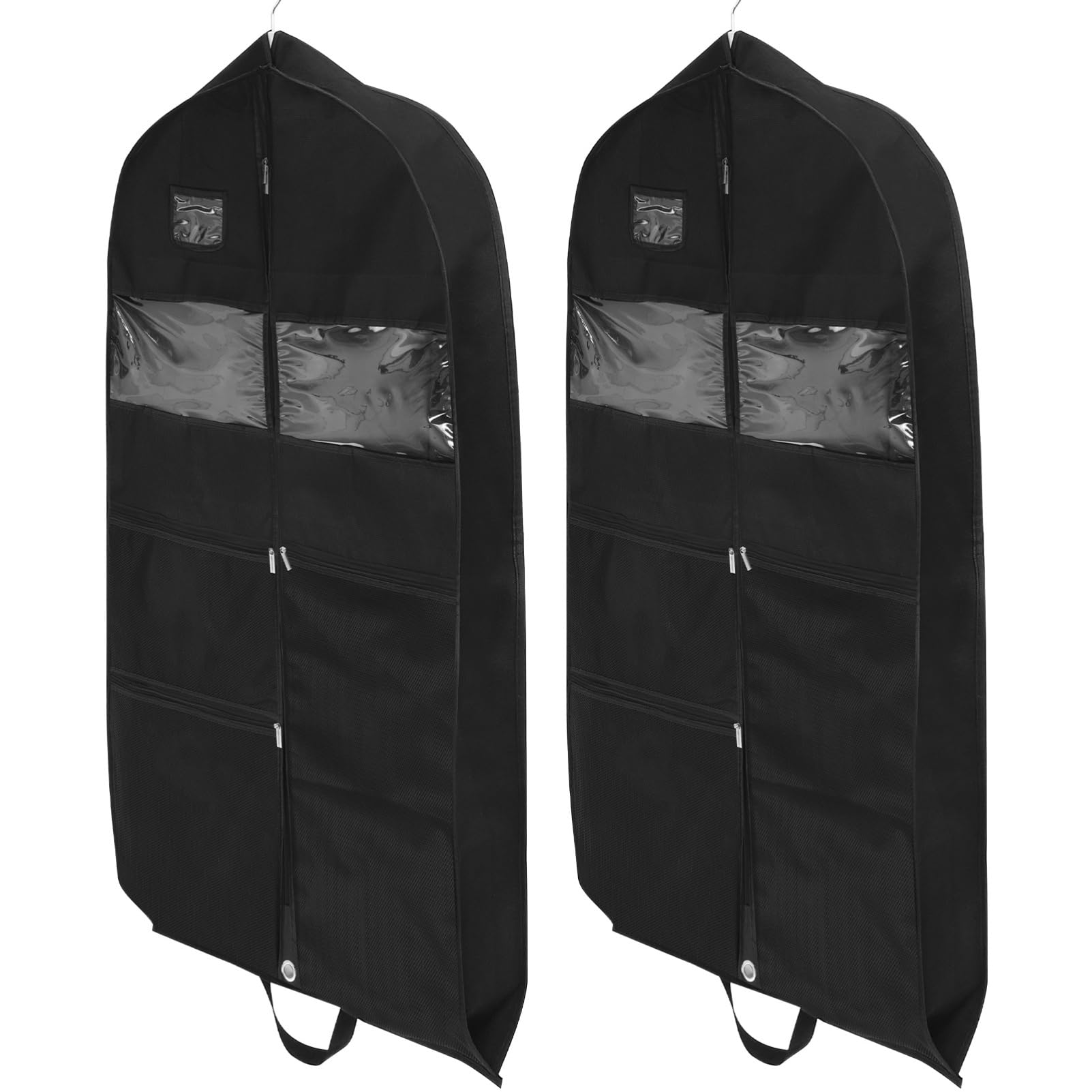2piezas Ropa Fundas Para Trajes Almacenamiento De Ropa Múltiples Compartimentos