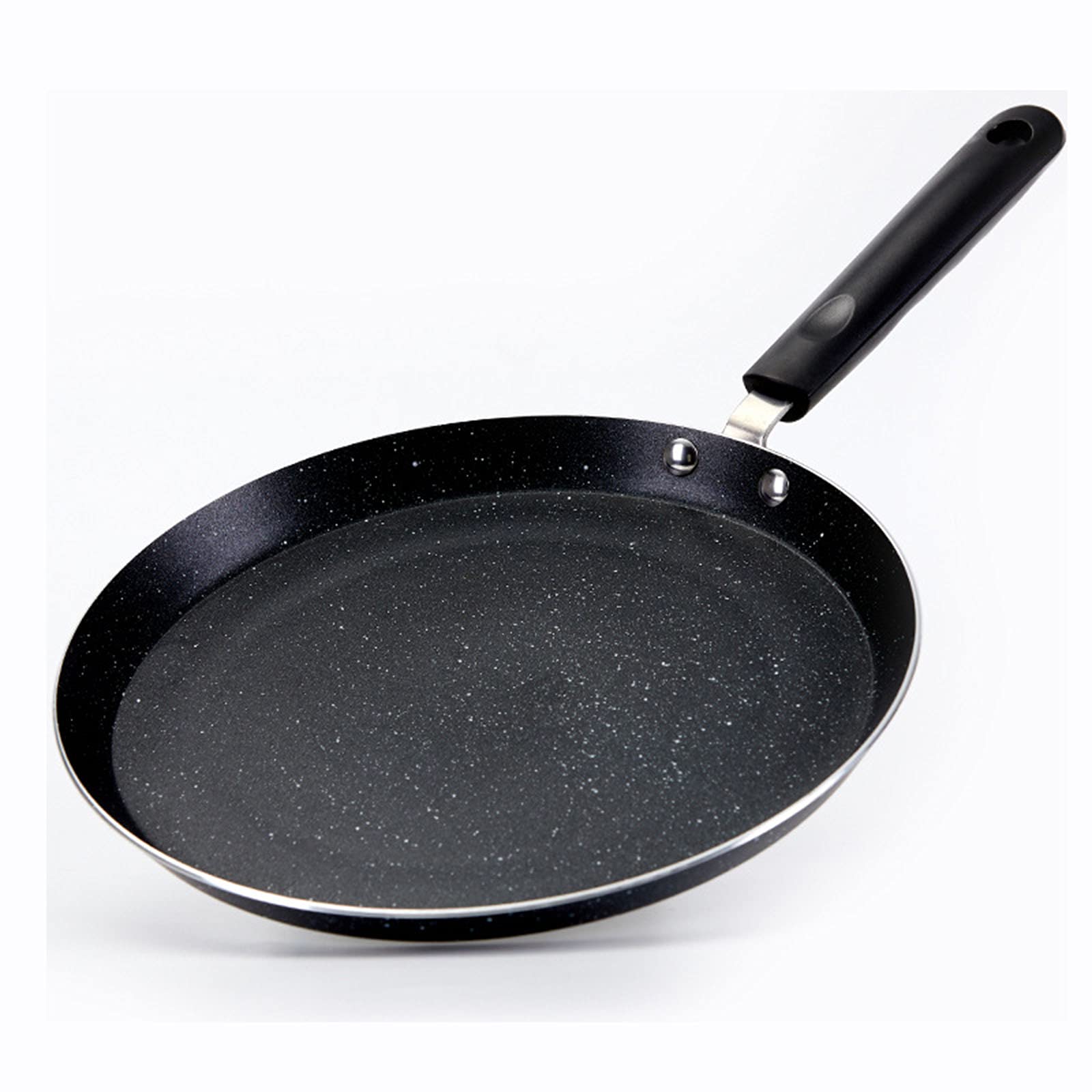Niepustki patelnia patelnia 18/22/26 cm kamienne patelnie lodowate granitowe powłoka darmowe patelnie z pozostającym uchwytem panie ronienne patelnia omlet. (Czarny/różowy) czarna patelnia 22 cm