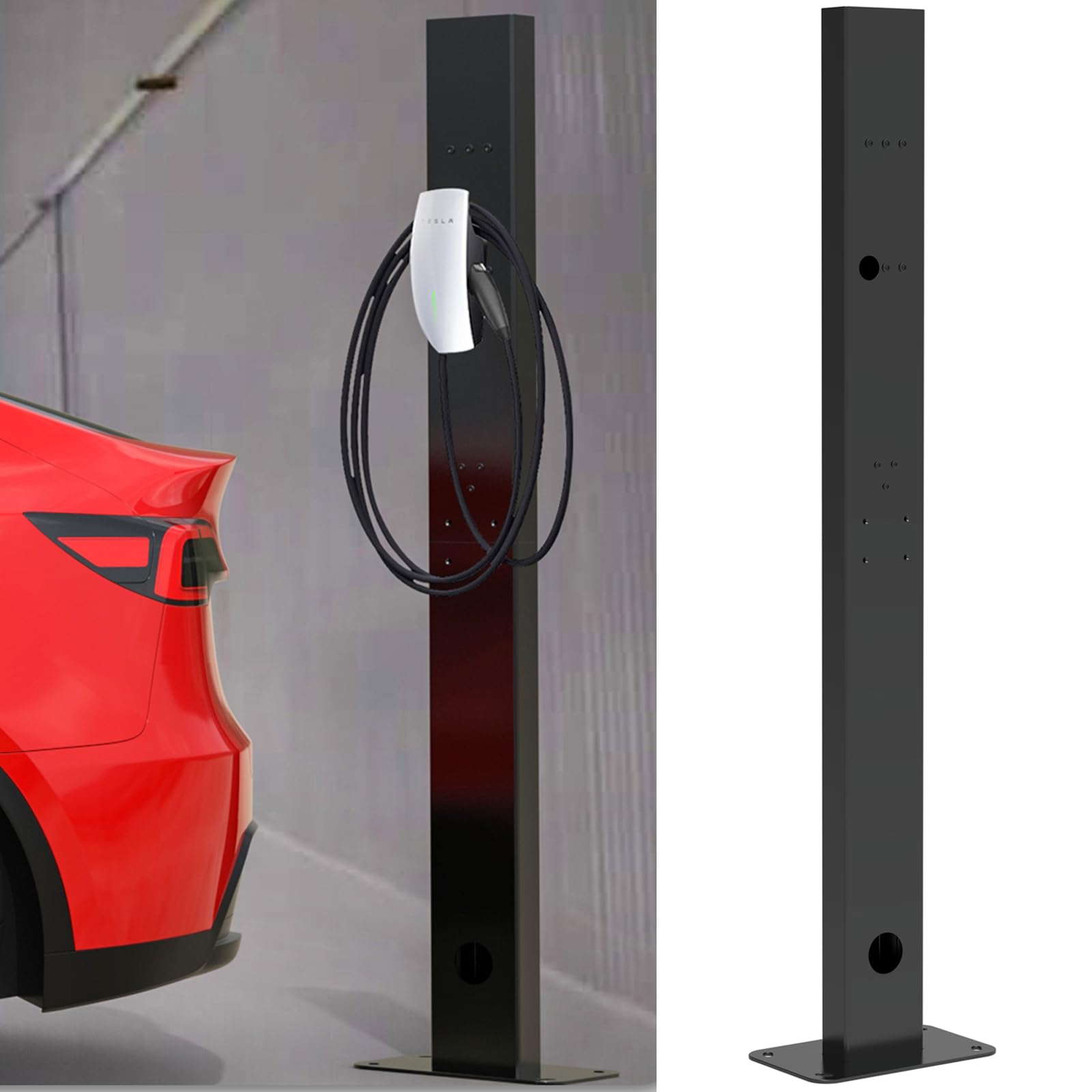 YEBOOCA EV Charging Pedestal Station EV Charger Pedestal Stand