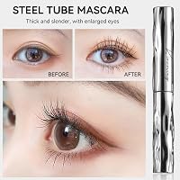 3D Curling Eyelash Iron Mascara,New Metal CurlWaterproof Mascara,With Ultra Fine Metal Wand, Contains Lengthening Fibers,Clump-Free&Smudge-Proof,7° Curling Design,Black (Pack of 1) — image 5