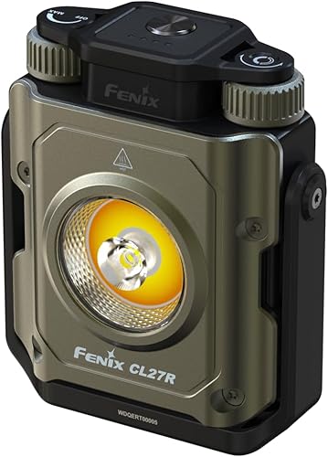 Miniatura 3 de Fenix CL27R Linterna de campamento, 1600 lúmenes USB-C recargable, impermeable, portátil con LED blancos y rojos y organizador Lumentac para lugares
