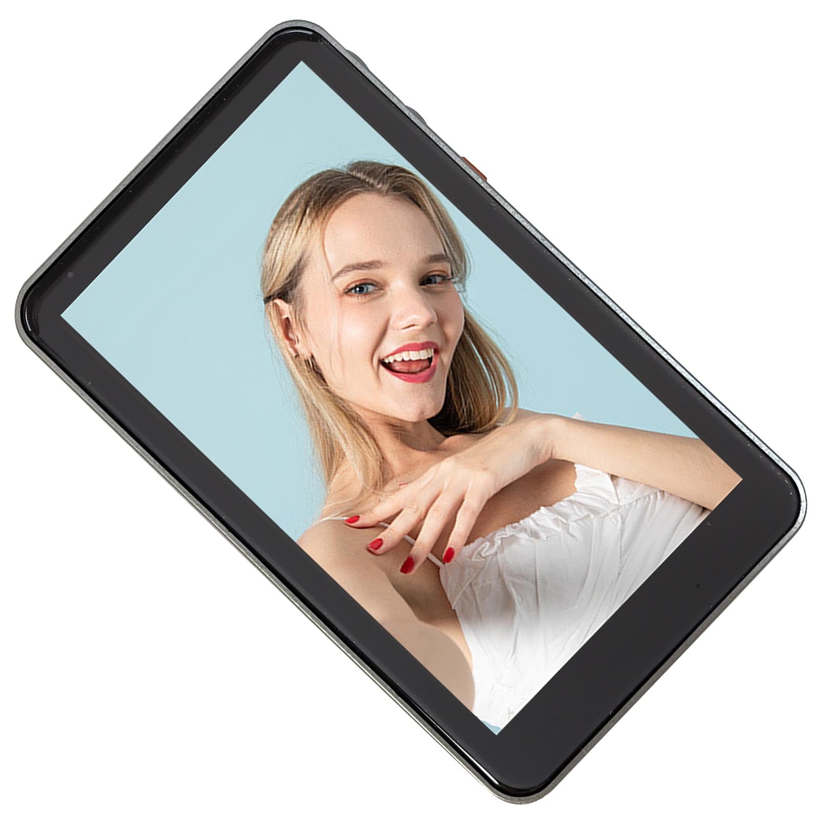 Pissente Teléfono Selfie Pantalla Control Remoto Bluetooth Magnético para Vlogging Transmisión en, Libera la Cámara Trasera, para Entusiastas de los Selfies, ABS, 4.07x2.46x0.48in (Gray)