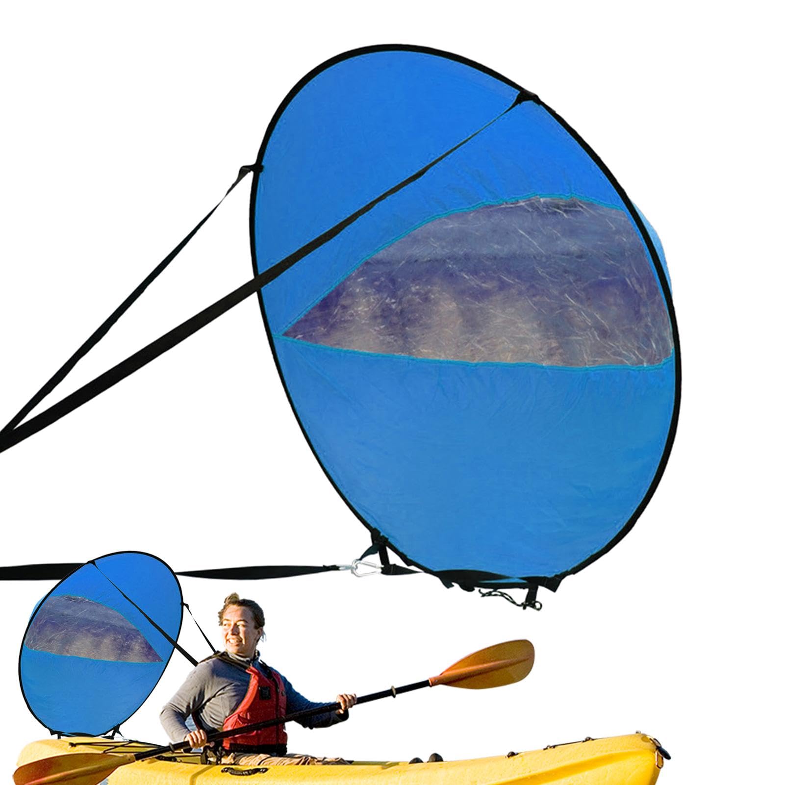 Voile à vent pour kayak pliable | Accessoire de voile de planche à voile pour pagaie