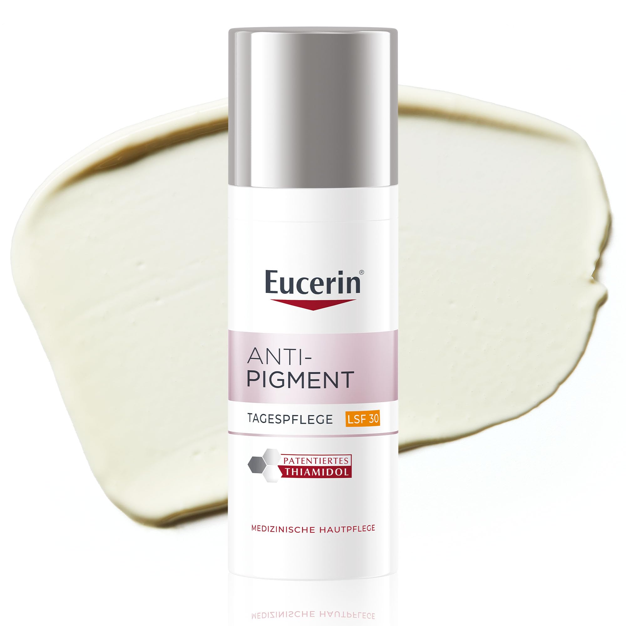 Eucerin Anti-Pigment Tagespflege LSF 30 50 ml, Tagescreme mit Thiamidol reduziert effektiv Pigmentflecken, Gesichtscreme für einen ebenmäßigen Teint