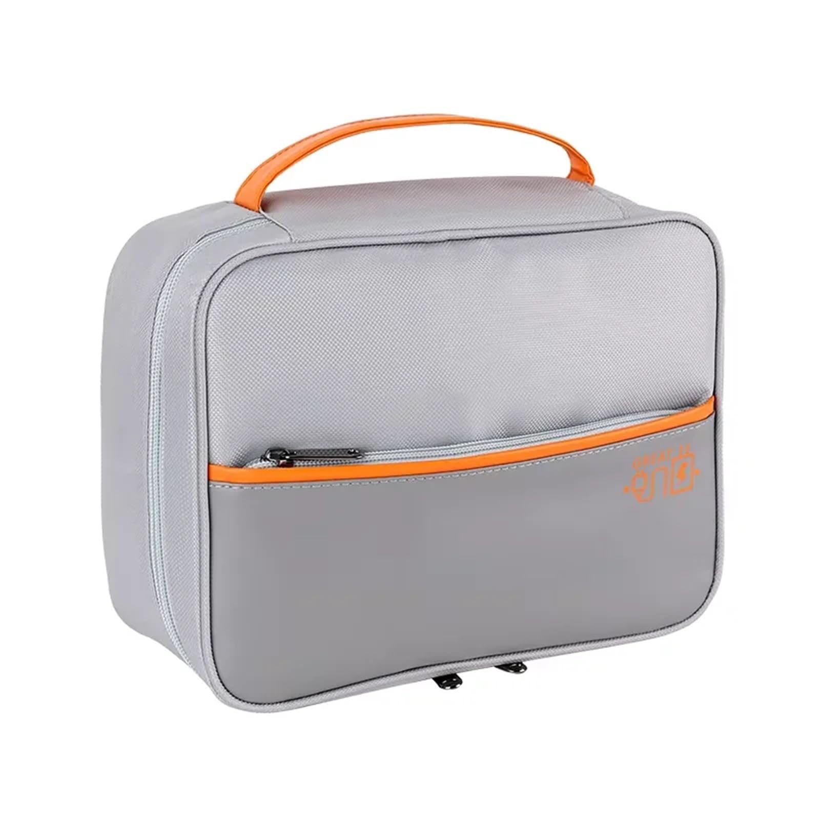 Borsa Portacavi Custodia for accessori elettronici da viaggio for organizer for elettronica da 2 pezzi, custodia for cavi portatile for caricabatterie for tablet con scheda SD for unità flash(Light Gr