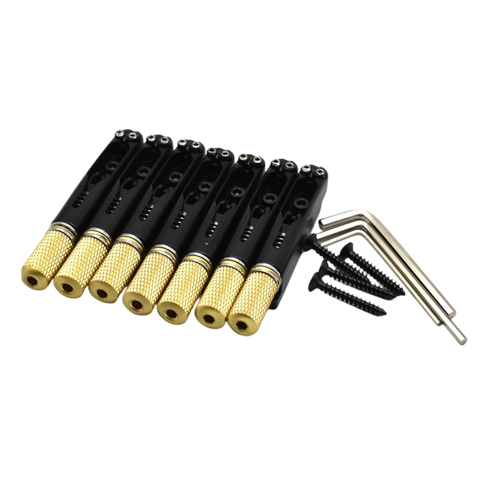 Set Di 7 Corde Per Chitarra Elettrica Senza Testa Con Ponte Bk | Ponte per chitarra