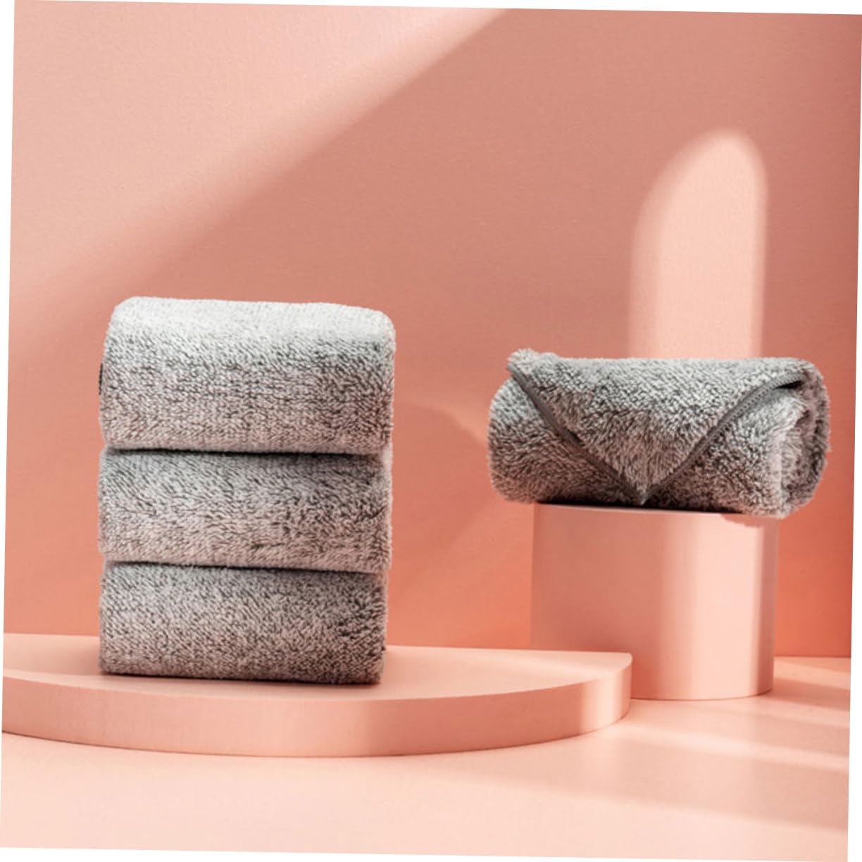 Paquete De Paños De Limpieza Absorbentes De Doble Cara Toallas De Cocina De Microfibra Gruesa para Limpieza Y Duradera 5 Piezas X 5