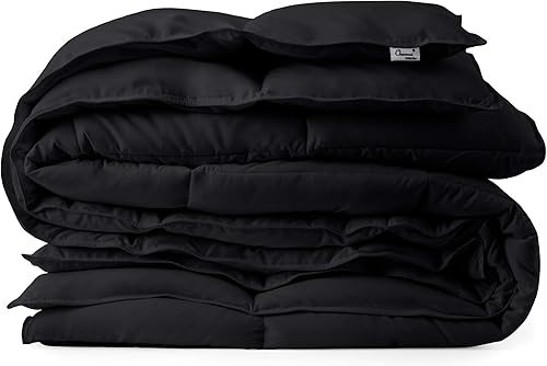 Miniatura 8 de Chezmoi Collection Relleno de edredón  Edredón alternativo acolchado para todas las estaciones con pestañas en las esquinas, doble costura, bordes