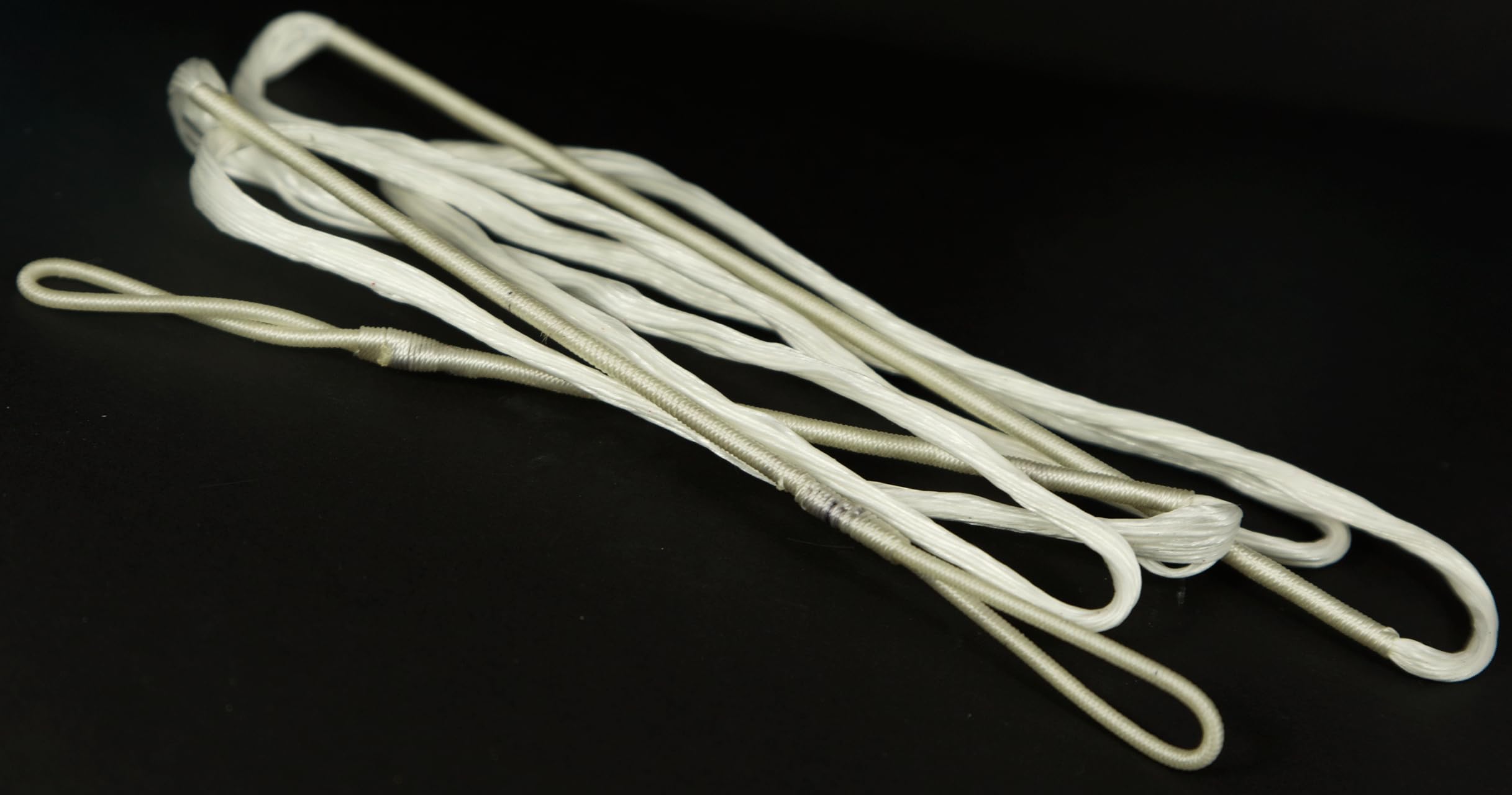 60X Custom Strings White 16 Strand Dacron B50 Longbow Bowstrings Bow (Multiple Sizes) (62 INCH)