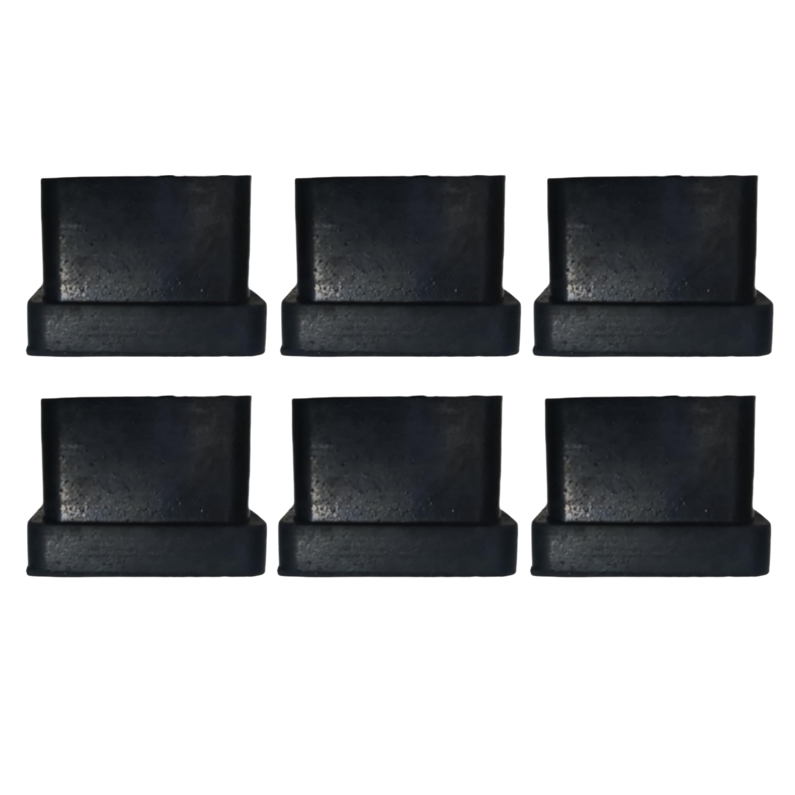 DEEPOOS Square Rubber Bush,1.25 Inch (30mm) Pad or Cap for Furniture - Black - (Pack of 6) (B0D3QVS72B) Amazon Price History, Amazon Price Tracker