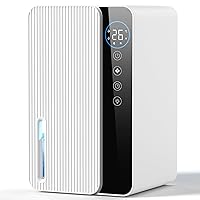 Deumidificatore Case Muffa 1.8L, Deumidificatore Portatile 7 Colori LED con Timer