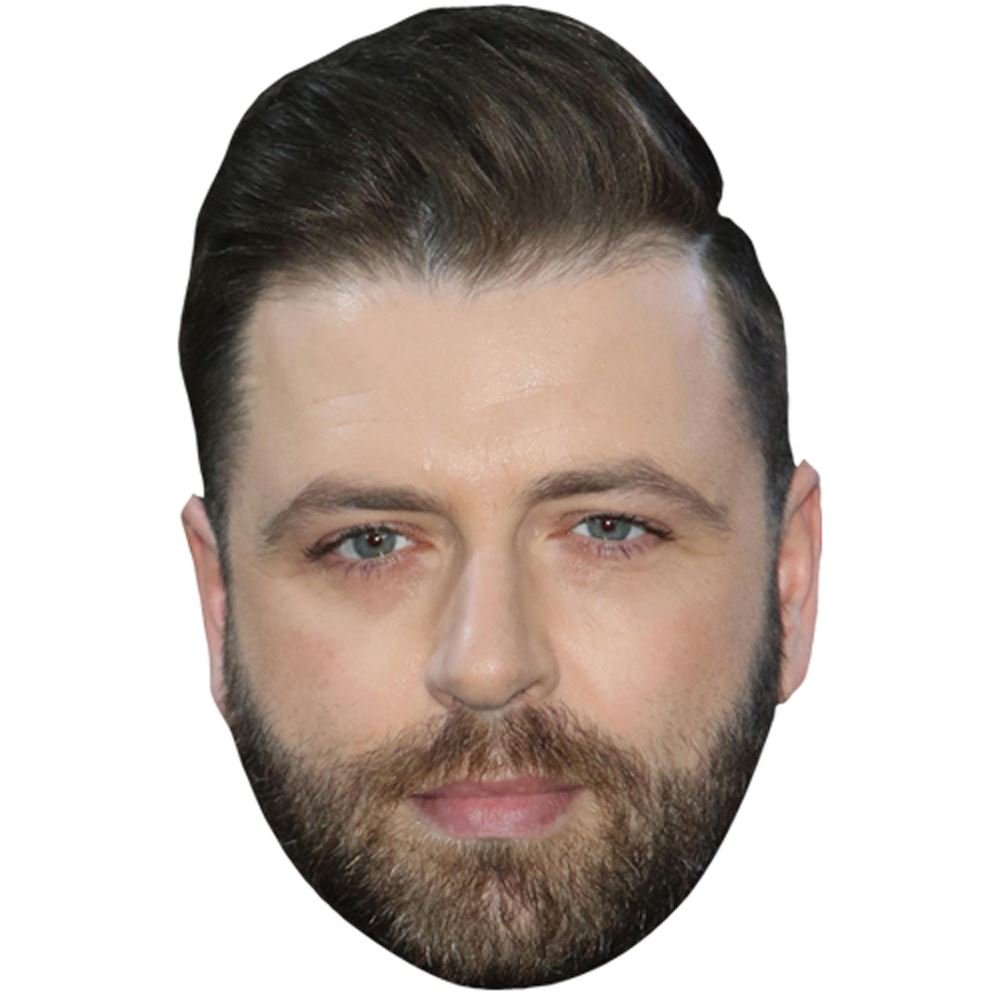 Celebrity Cutouts Lifelike Markus Feehily Celebrity Mask, Flat Card Face, Fancy Dress Mask