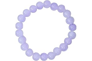 Beaded Bliss: Lavender Tranquility Embodied in Graceful Glassware