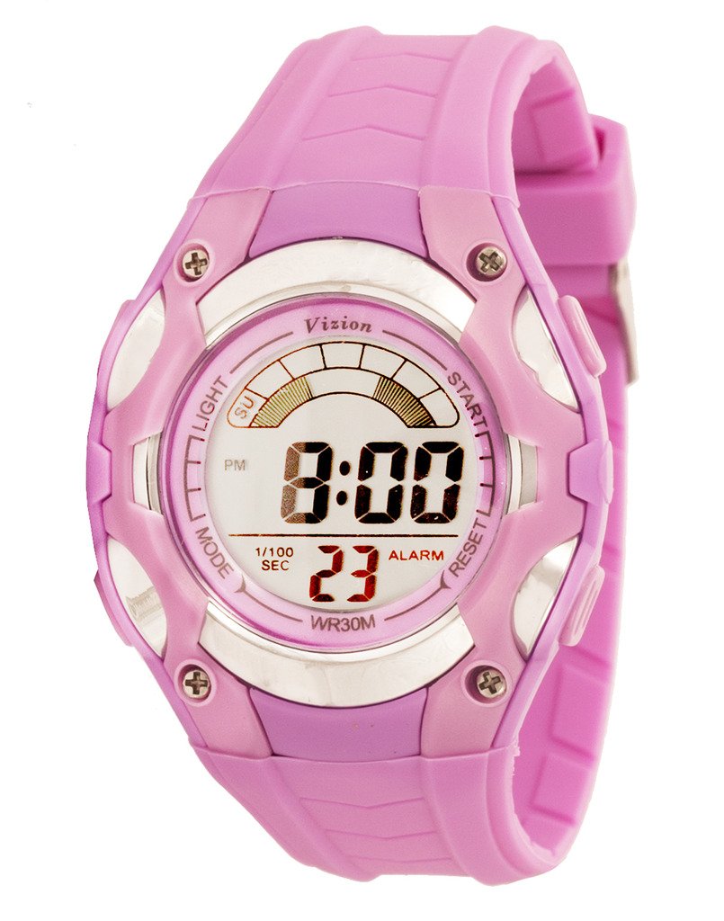Vizion Digital Multi-Color Dial Sports-Alarm-Backlight Watch for Kids-W-8528019-7 (B01N356U1O) Amazon Price History, Amazon Price Tracker
