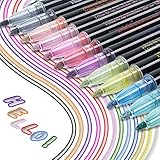 Premium-Qualität: Diese Metallstifte bunte stifte sind Die hoch pigmentierte Tusche auf Wasserbasis, säurefrei, ungiftig und umweltfreundlich ist. Es sorgt für Komfort, auch wenn Sie lange mit ihnen arbeiten.