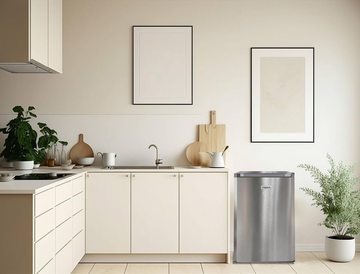 FrigeluX Réfrigérateur Table Top RTT127XE 120L Argent