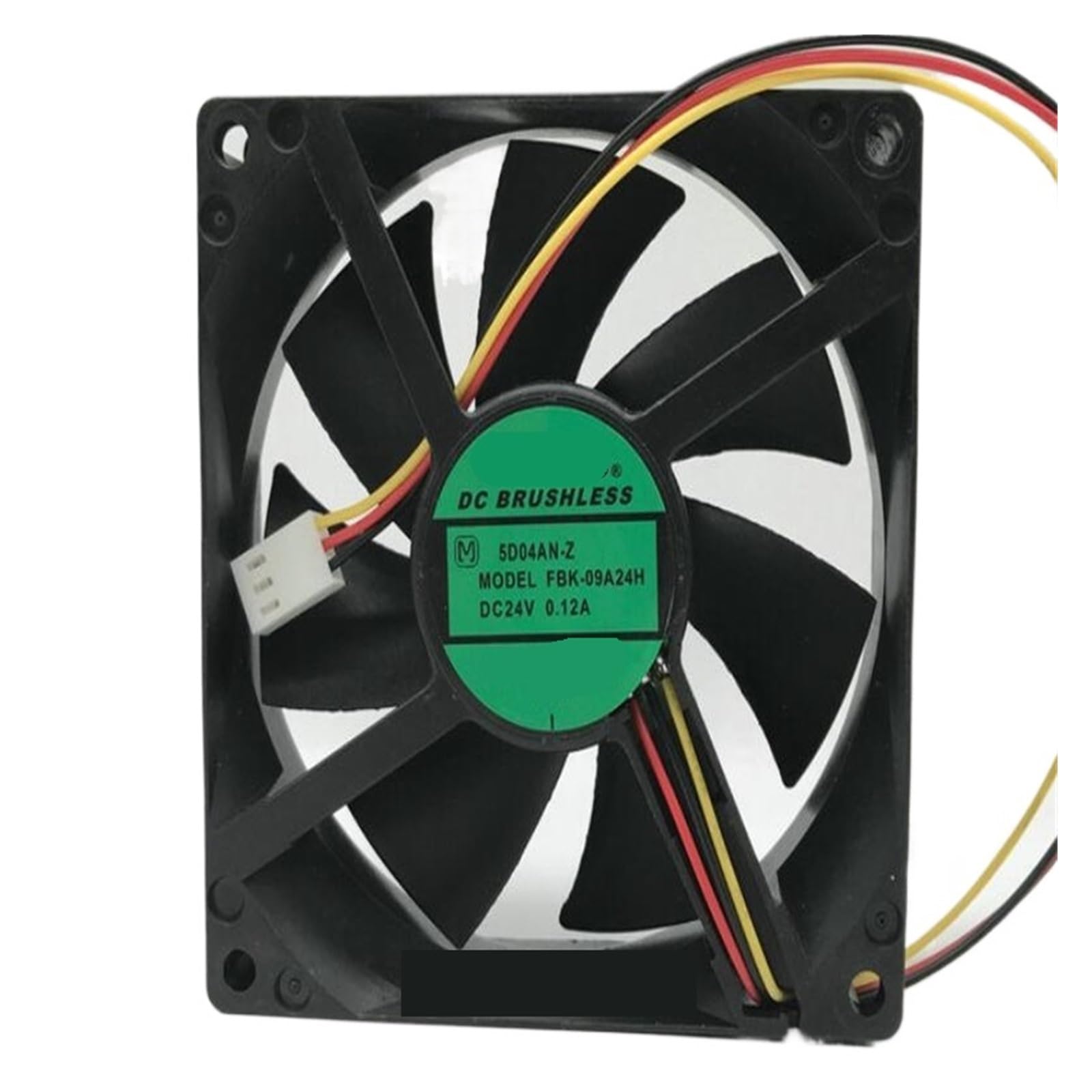 VDOQTLJT 9225 FBK-09A24h DC24V 0.12A 90 * 25mm Three-Wire Inverter Fan