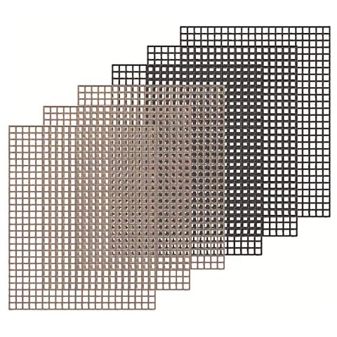 Kingrol 6 Pack Non-Stick BBQ Grill Mesh Mat, 15.75" x13" for Smoker, Pellet, Gas, Charcoal Grill Cover