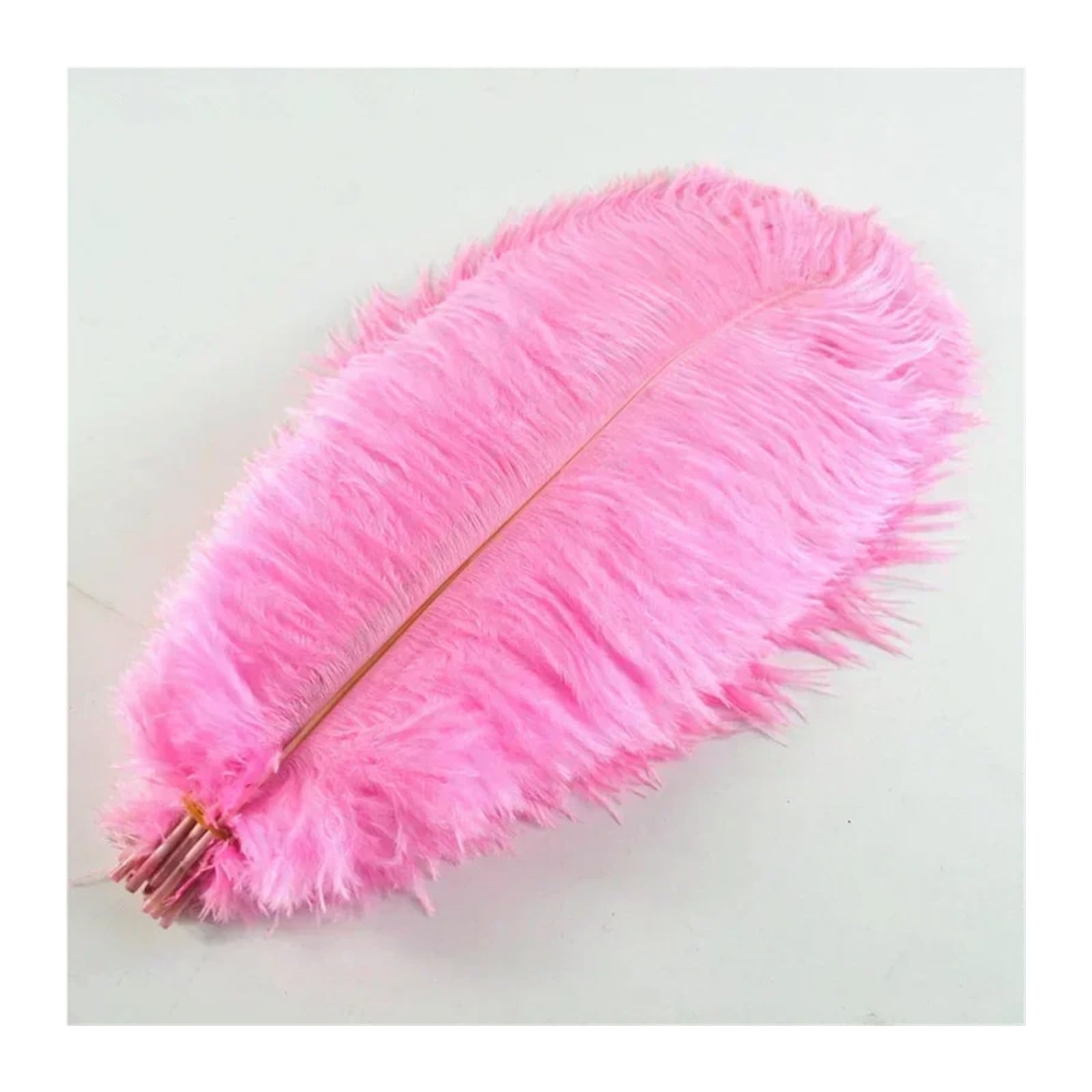 15-70 cm/6-28 "Piuma di Struzzo Rosa Decorazione Piume di Struzzo Artigianato Fai da Te Centrotavola for Feste Accessori da Sposa Decorazione(60-65cm Big Pole,5 PCS)