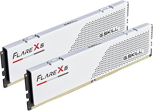 G.SKILL Flare X5 Series DDR5 RAM (AMD Expo) 96 GB (2 x 48 GB) 6000MTs CL30-36-36-96 1.35V Memoria de computadora de escritorio U-DIMM - Blanco mate