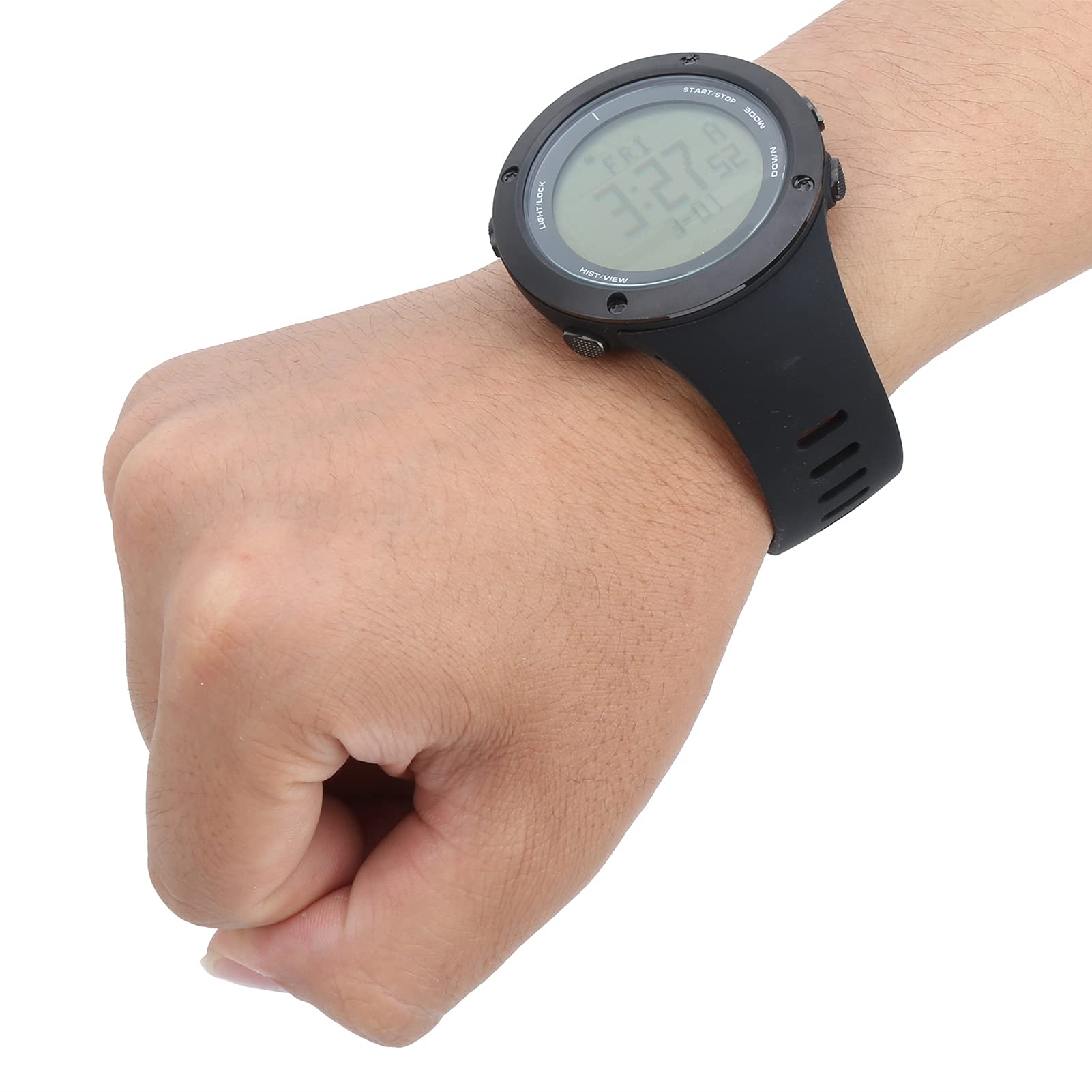 FR730 Reloj de Buceo Profesional Reloj de Snorkel Impermeable 100 M con Medición de Profundidad Altímetro Barómetro Brújula para Deportes Subacuáticos Natación Marco de Ace