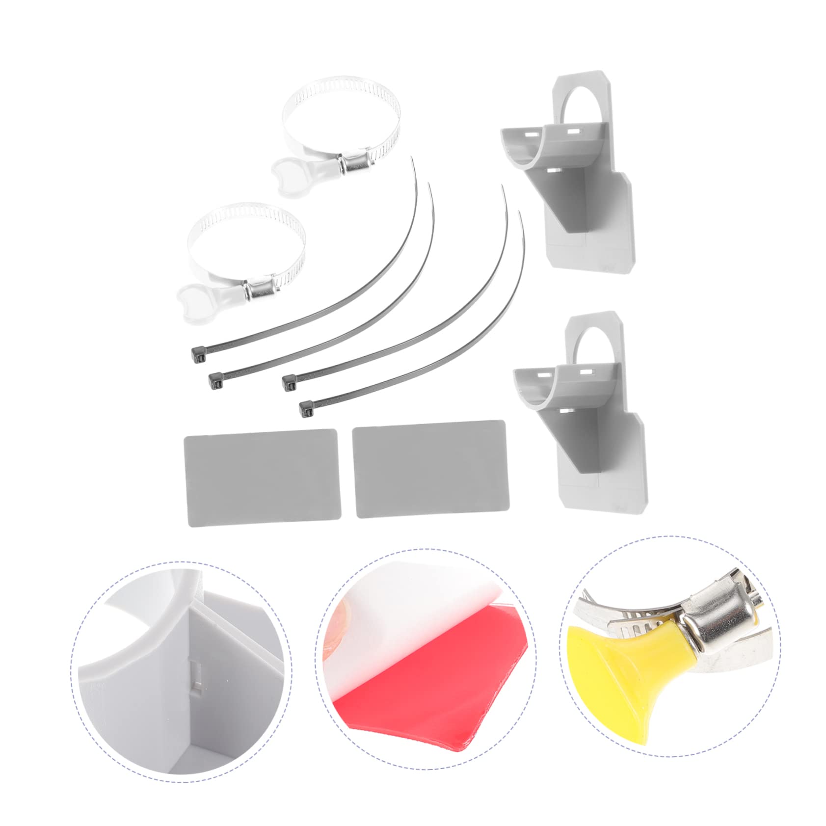 OFFSCH 1 Set Pool Support Hose Holders Accessories Yard Homes Supply Swimming Pool Holders Prevent Sagging Holders Cable Tie Clamp Plastic Pipeline