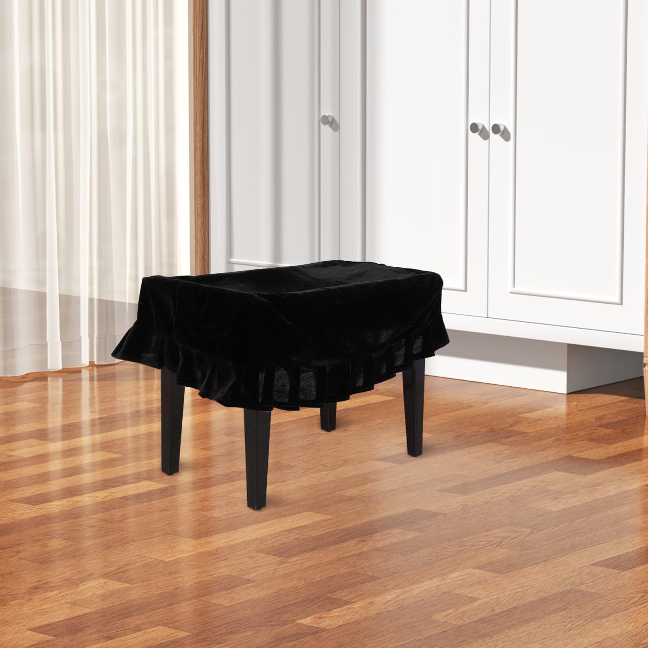 PRETYZOOM Funda para Taburete De Piano De Peluche 21.65X13.77X5.90 Pulgadas Protector De Silla para Piano Antipolvo Y Antirayaduras para Hogar Oficina Hotel