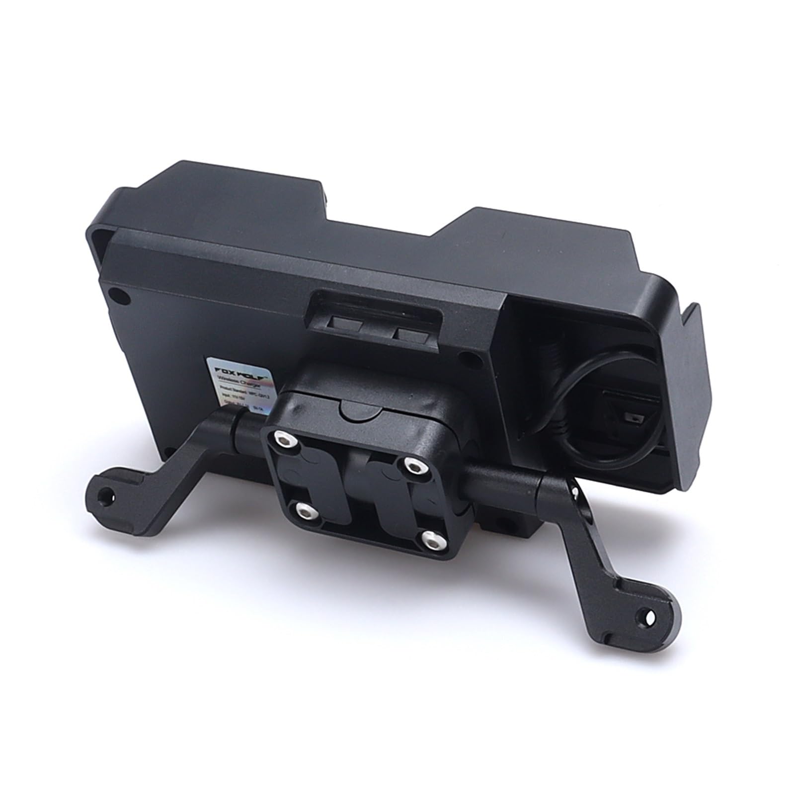 MKBHD Navigation Bracket For Tiger 1200 Tiger1200 TIGER 1200 TIGER1200 GT PRO 2023- GPS Mobile Phone Holder Plate Stand Adapt Support(Wireless Black 12MM)